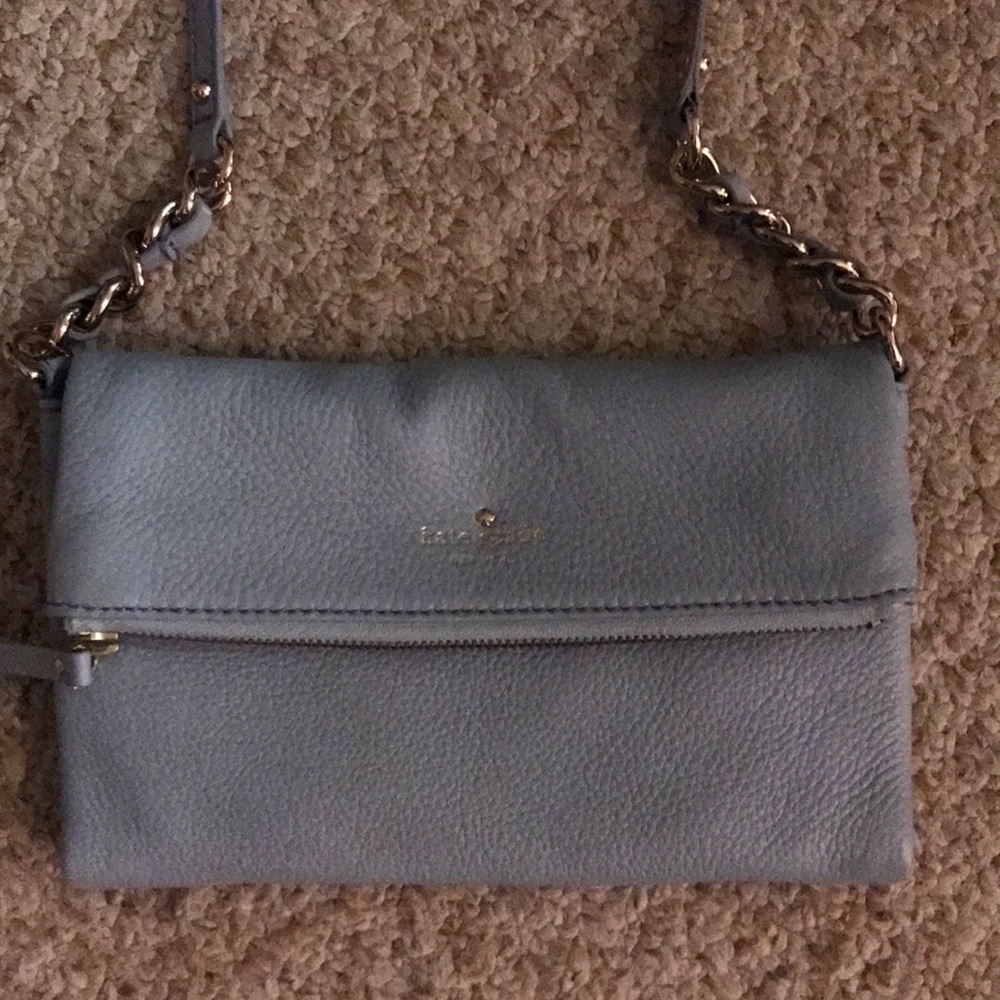 Kate spade purse - pale blue. NWOT — never used!